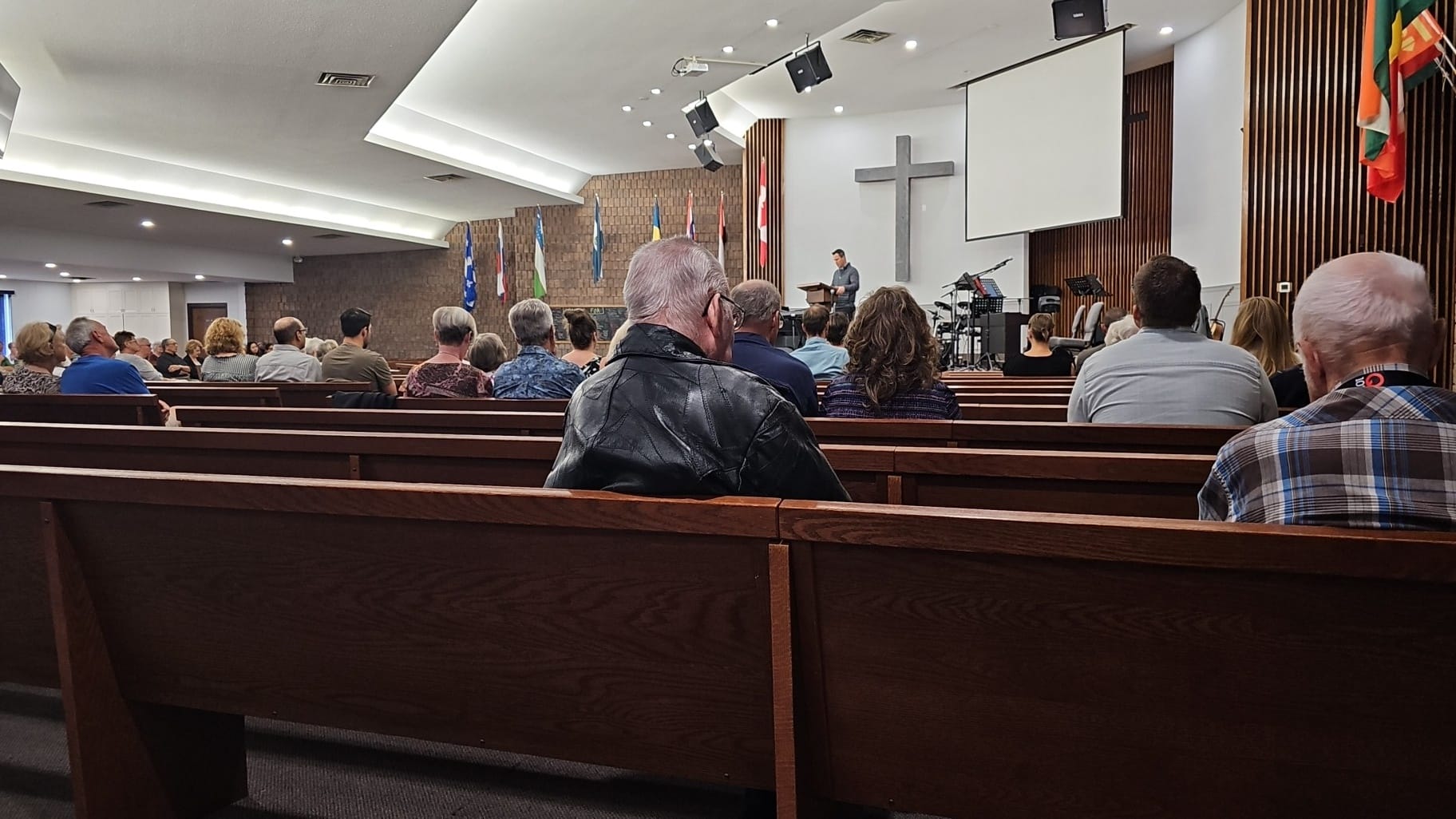 Congregation members engaged in community service